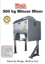 Hall Food 300 Kg Meat Mincer Mixer